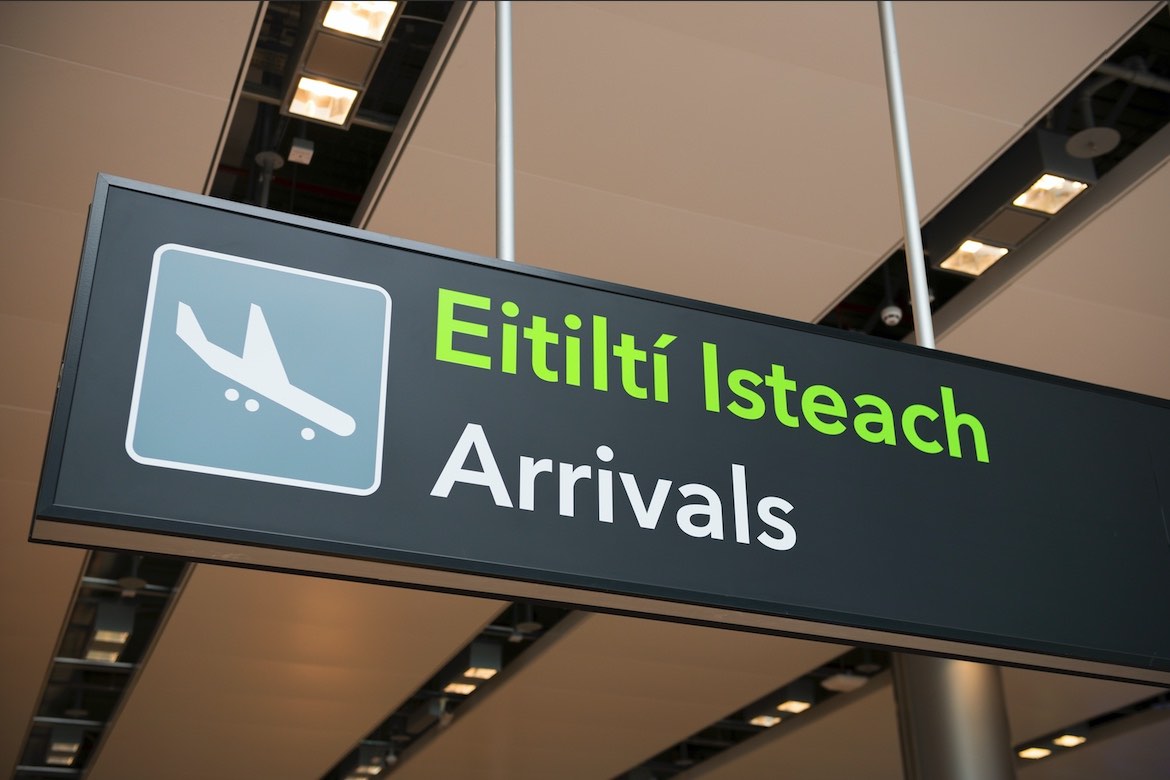 Photo of arrivals hall at airport