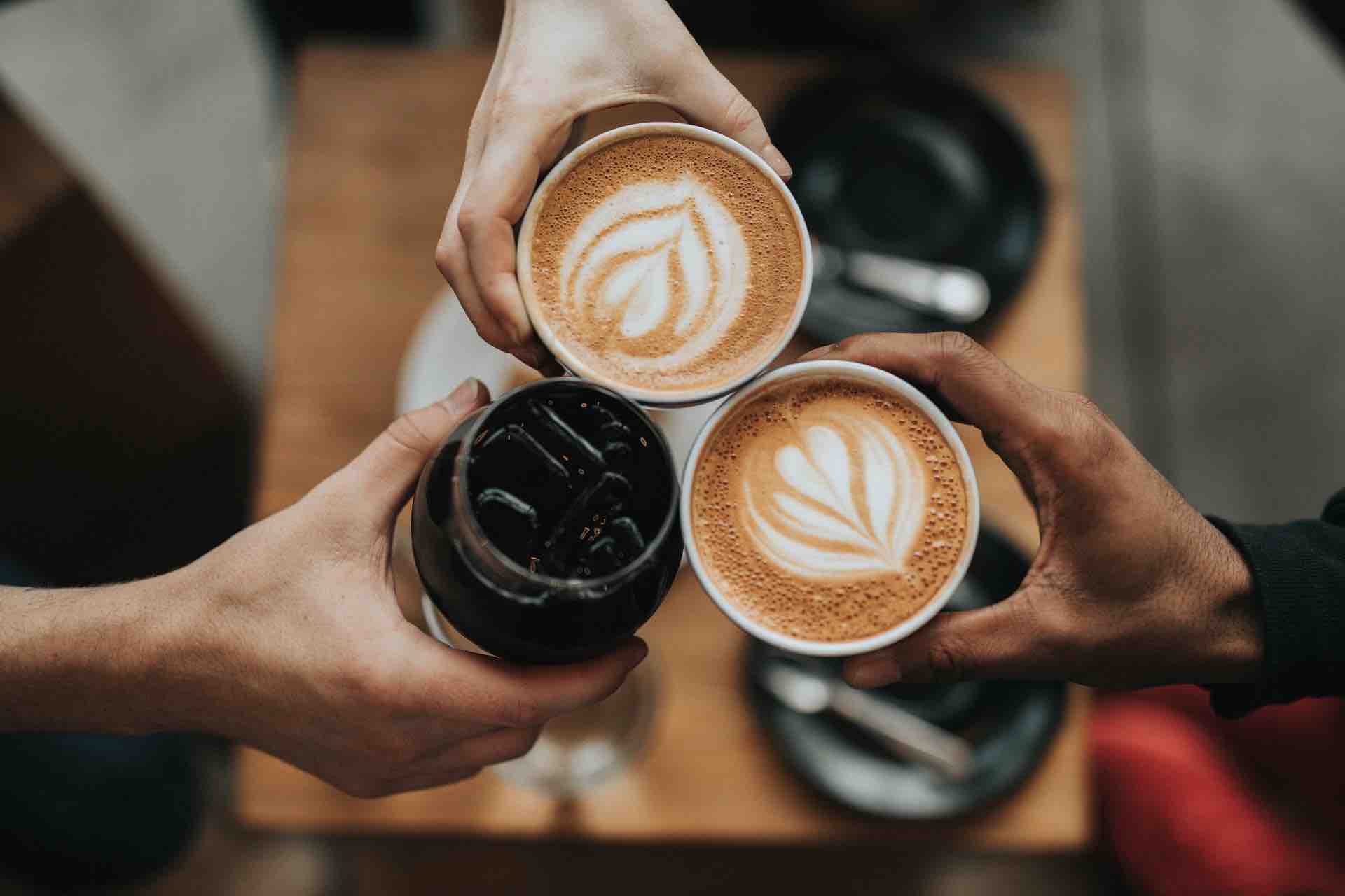 Image of people drinking coffee